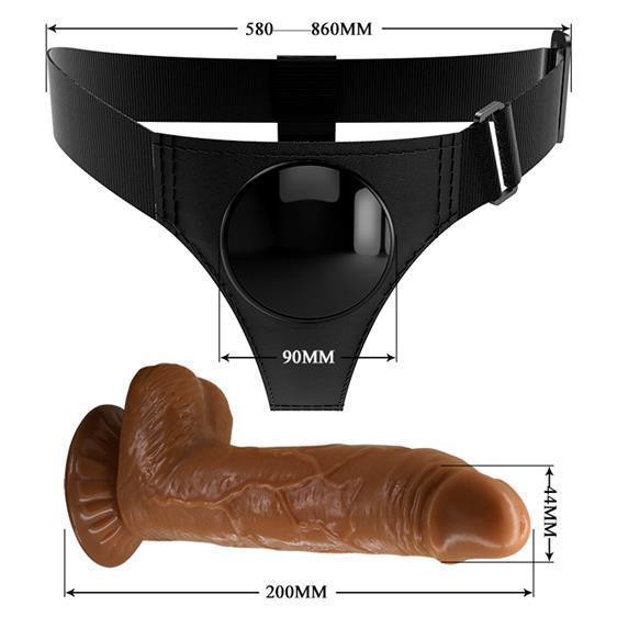 Страпон - Pretty Love Harness Briefs Micheal 7" Sex Aura Київ - фото 5
