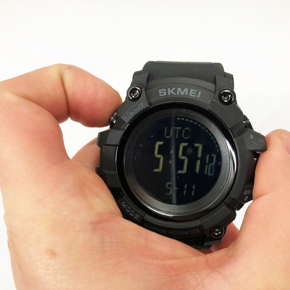 Водонепроникний годинник для риболовлі, Чоловічий водостійкий спортивний тактичний наручний годинник KN-73 Львів - фото 15