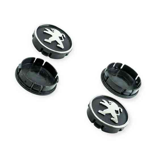 Ковпачок заглушка диска peugeot 55/60мм (к-т 4шт) рифлений - Мукачево