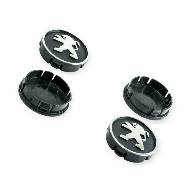 Ковпачок заглушка диска peugeot 55/60мм (к-т 4шт) рифлений - Мукачево - фото 1