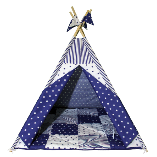 Вігвам Хатка комплект Зорепад зі стьобаним килимком Київ