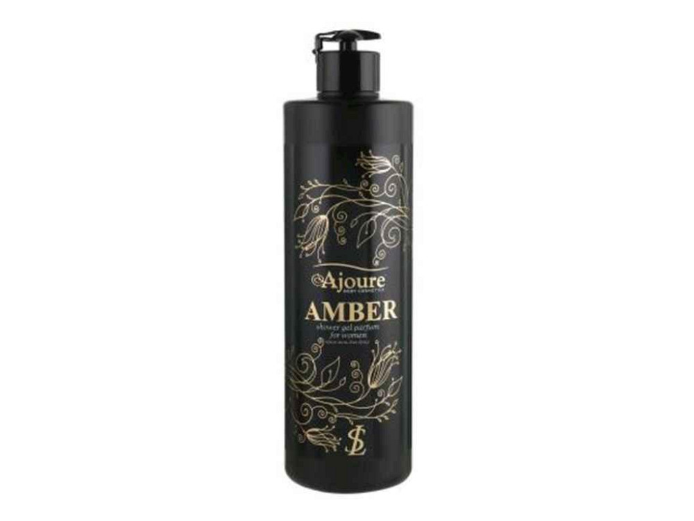 Гель-крем д/душу Жіночий парфумований AMBER 0,5л ТМ AJOURE Київ - фото 1
