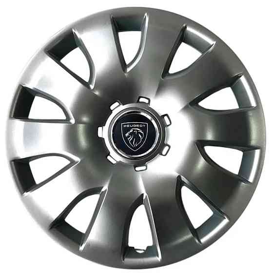 Автомобільні модельні ковпаки R16 Peugeot NEW 425 4шт, SJS, сріблясті Вінниця