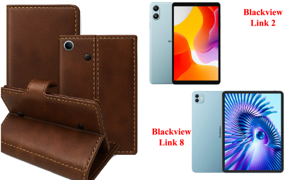Книга-трансформер для планшета Blackview Link 2, Link 8, цвет Black Buno-Red Киев
