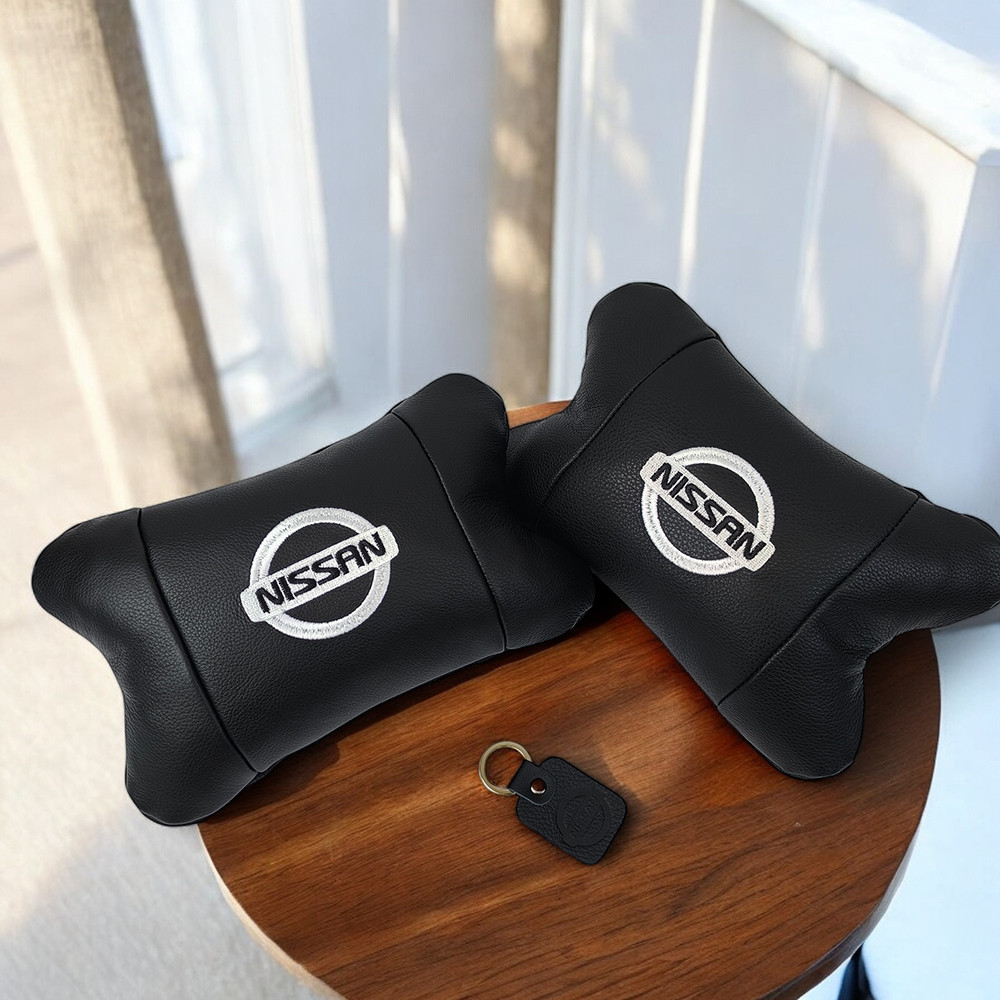 Автомобільна подушка для безпеки голови Nissan Нисан, Подарунок подушка дорожня Авто під шию IS-48 Львів - фото 17