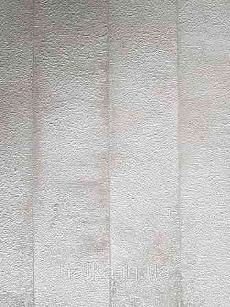 Обои виниловые на флизелине Marburg Atelier 31404 метровые лофт полосы под металл бежевые белые серебро Киев