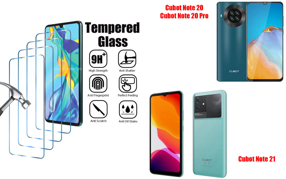 Защитное стекло ArmorGlass для Cubot Note 20, Note 20 Pro, Note 21 – устойчивое к царапинам и ударам Киев - изображение 1