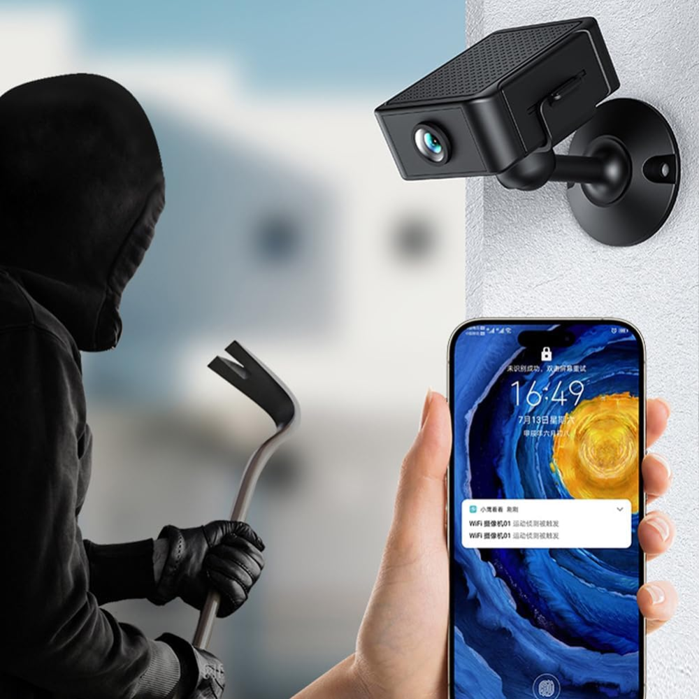 Мини Wi-Fi камера Nanny CAM с датчиком движения, ночным видением, записью в облако, уведомлениями и аккумулятором Киев - изображение 10