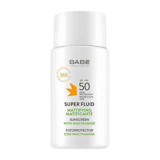 Сонцезахисний флюїд для всіх типів шкіри SPF 50 Babe Laboratorios 50 мл Київ