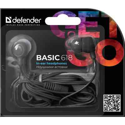 Наушники Defender Basic 618 Black (63618) Винница