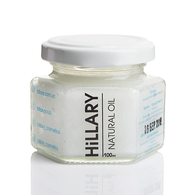 Нерафінована кокосова олія HILLARY VIRGIN COCONUT OIL 100 мл 4820209070026 Вінниця - фото 2