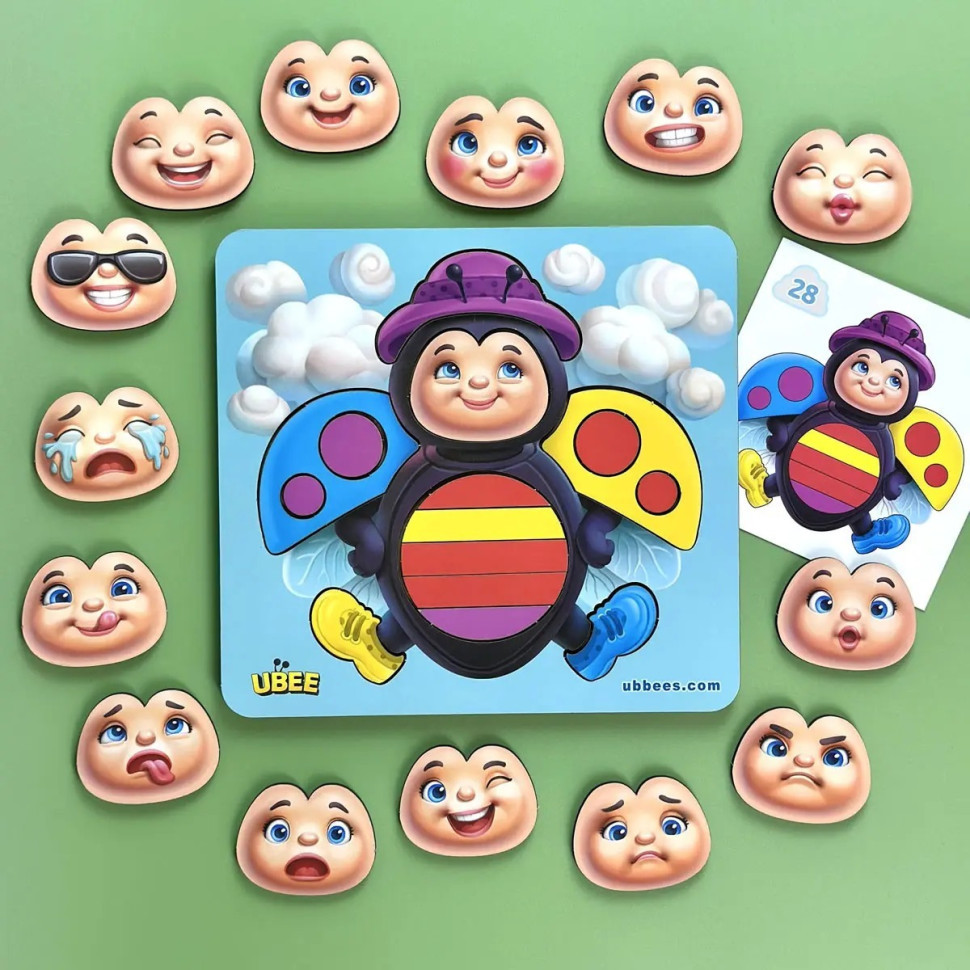 Розвиваючий пазл-вкладиш "Сонечко емоції" (ПСД280) PSD280 Вінниця - фото 2