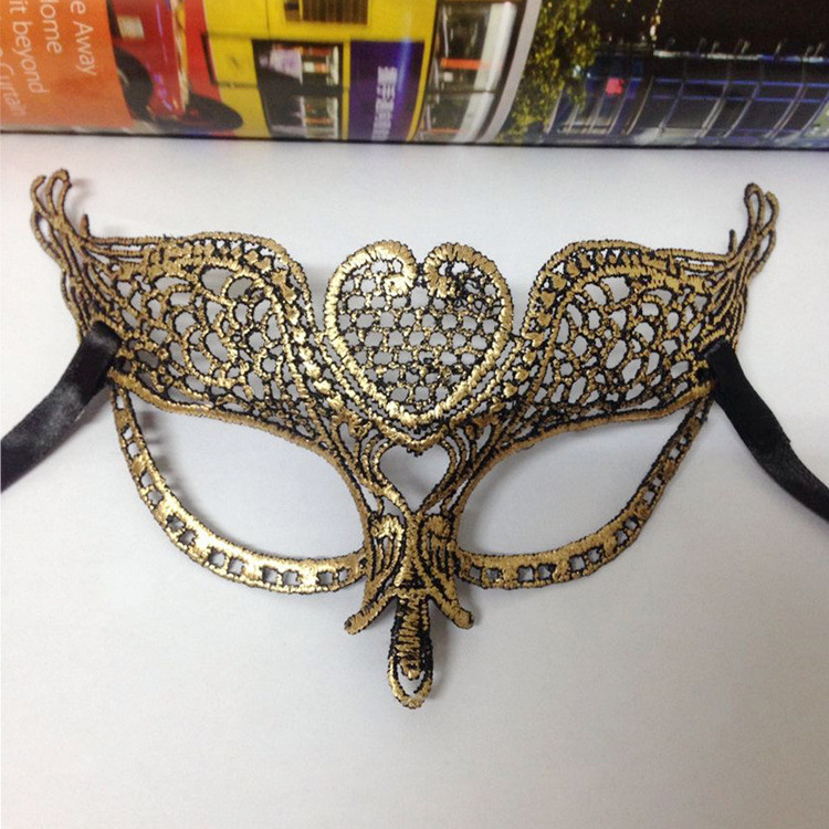 Маска маскарадна one size золотистий Київ - фото 2