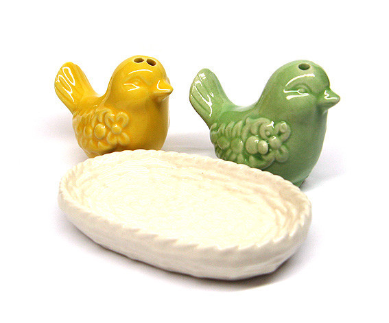 Набор для специй керамика Птички Киев - изображение 2