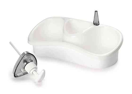 Кухонний аксесуар з ємністю для зберігання та рідкого мила Snips, білий Київ