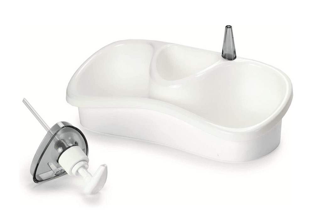 Кухонний аксесуар з ємністю для зберігання та рідкого мила Snips, білий Київ - фото 2