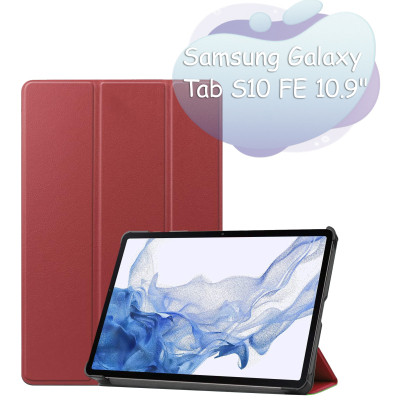 Чехол для планшета BeCover Smart Case Samsung Galaxy Tab S10 FE (SM-X520/SM-X526) 10.9" Red Wine (713281) Винница - изображение 1