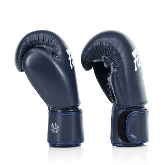 Боксерські рукавиці Fairtex BGV27 Blue 12 унцій (бинти в комплекті) Кам'янське - фото 5