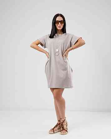 Летнее платье с карманами Nirvana 42-44, Серый Киев