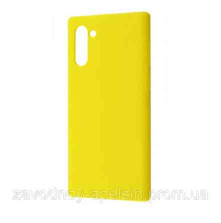 Samsung N970 Note 10 Силіконовий чохол (жовтий) Одеса