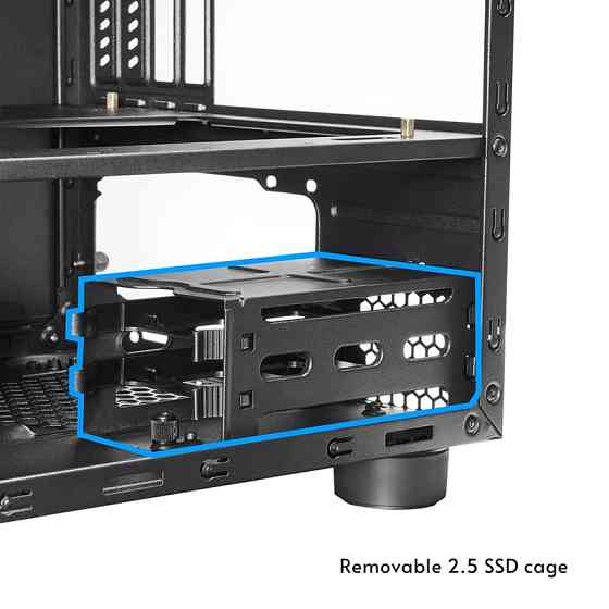 Корпус Chieftec THE CUBE CI-03B-OP, без БЖ, fan 20cm, mATX, Black Вінниця
