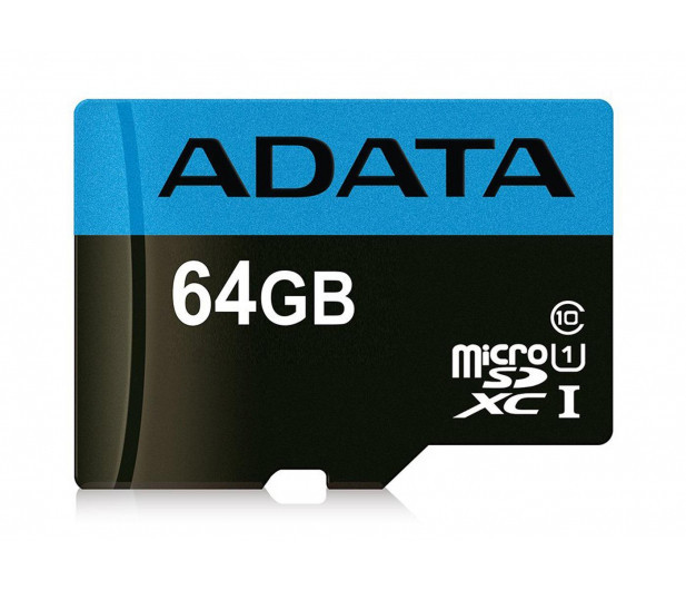 Карта пам'яті MicroSDXC A-DATA Premier 64Gb Class 10 A1 AUSDX64GUICL10A1-RA1 Одеса - фото 1