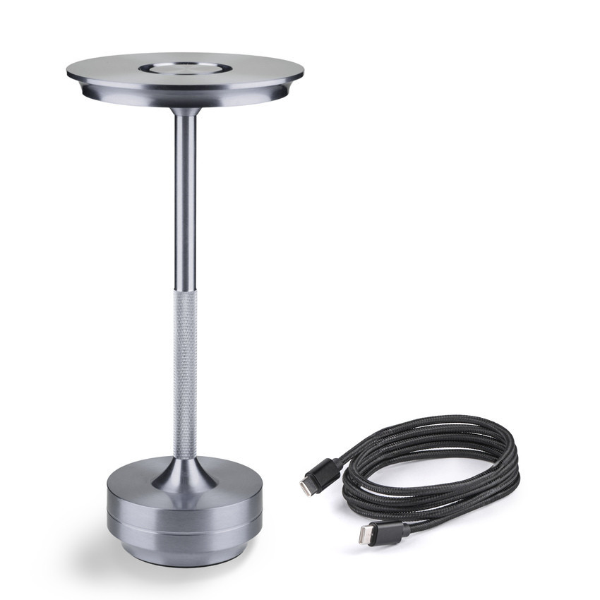 LED настольная лампа 3,5Вт с аккумулятором, графит Днепр - изображение 2