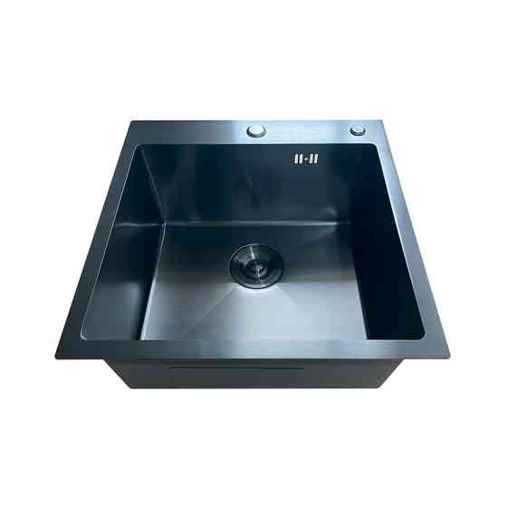 Мийка Mixxus MH5050 Micro Decor Black з нержавіючої сталі, чорного кольору (3.0/0.8) MI8215 Харків