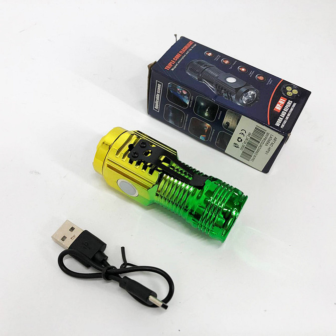 Маленький корманный фонарик PLD-HP01-3LED, Армейский фонарик тактический, Фонарь для FI-343 домашних нужд Киев - изображение 9