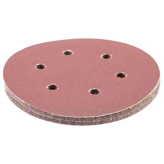 Шлифовальный круг 6 отверстий Ø150мм P150 (10шт) SIGMA (9122281) Ровно