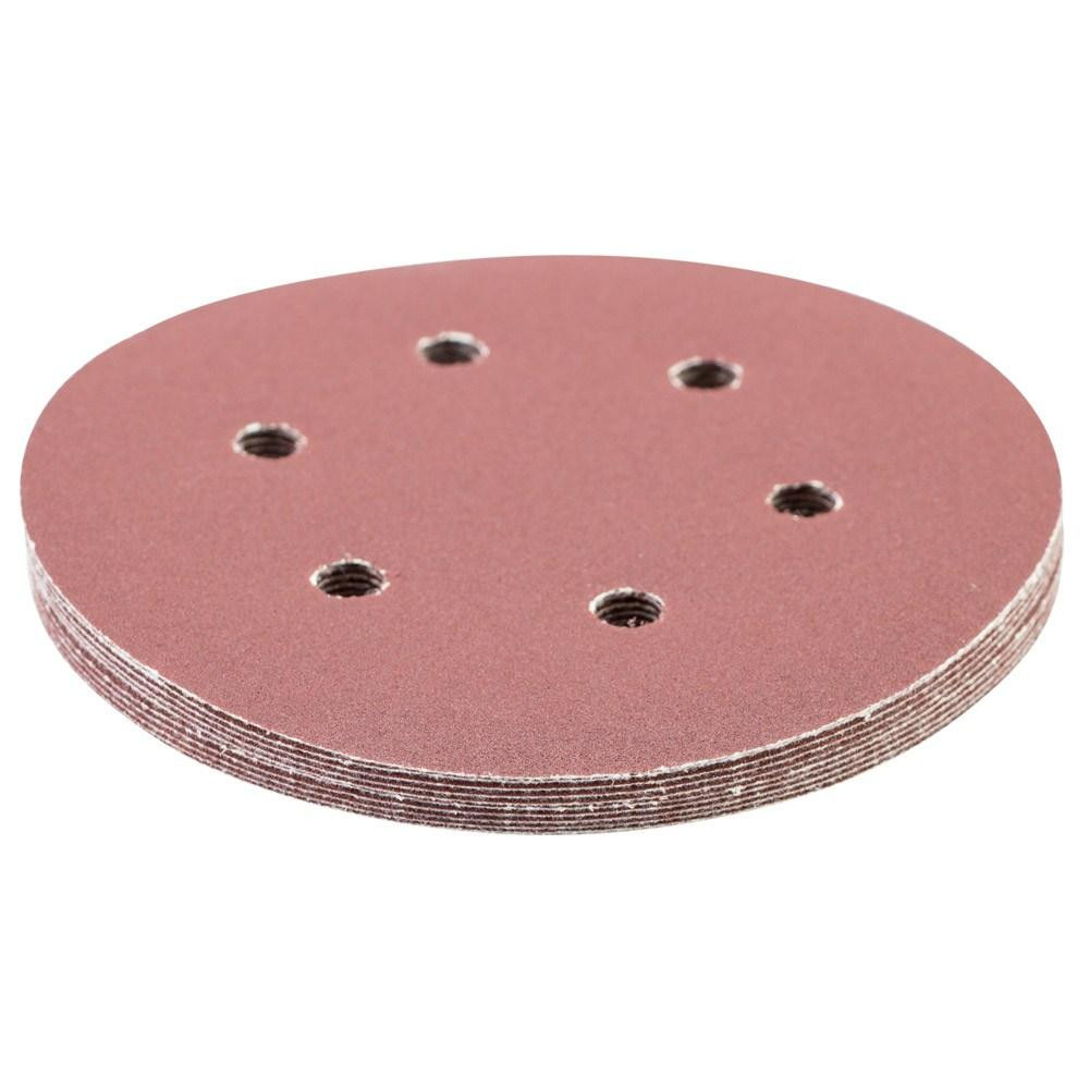 Шлифовальный круг 6 отверстий Ø150мм P150 (10шт) SIGMA (9122281) Ровно - изображение 3