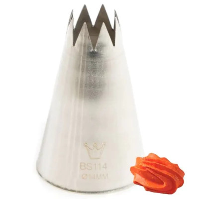 Кондитерская насадка Martellato Open Star 14 мм (BS 114) Винница - изображение 1
