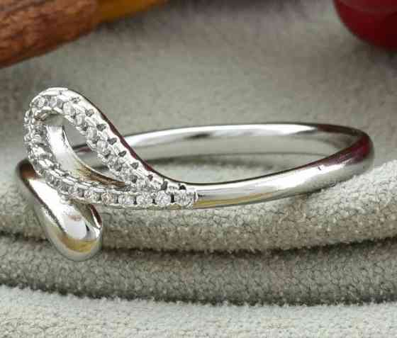 Кольцо Xuping 15181, 18 размер (ширина 11мм), позолота Белое Золото Киев