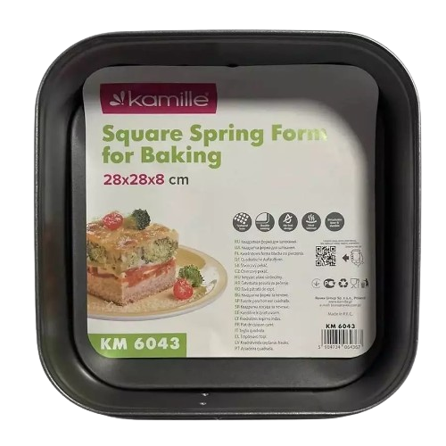 Форма для запікання 28*28*8см вуглецева сталь 6043 KAMILLE Житомир - фото 4