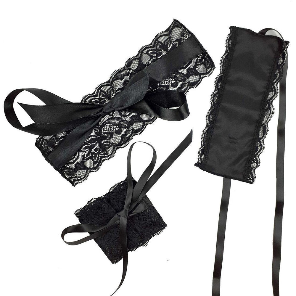 Еротичний набір пов’язка на очі та наручники Art of Sex: Blindfold and Handcuffs Aria Sex Aura Київ - фото 2