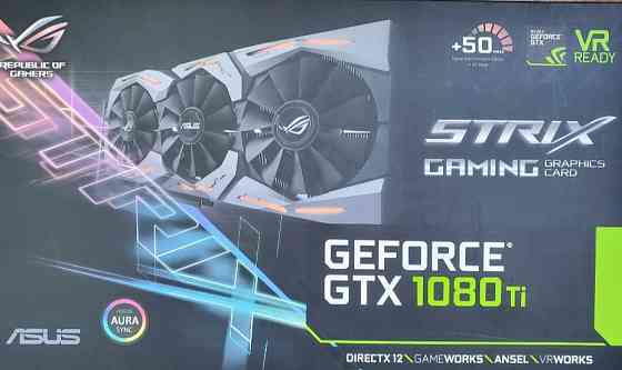 Видеокарта ASUS Nvidia ROG Strix GeForce GTX 1080 Ti 11Gb. Киев