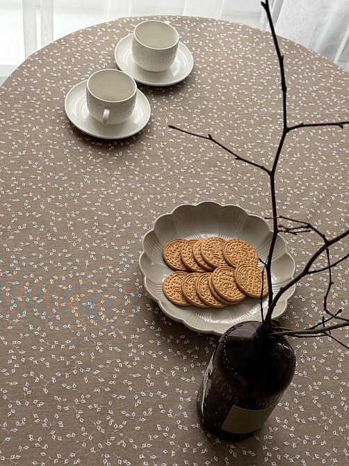 Ecotton Скатертина столова Ecotton DUCK 170х200 см водовідштовхувальна кремовий (V 10/ Khave) Київ - фото 4