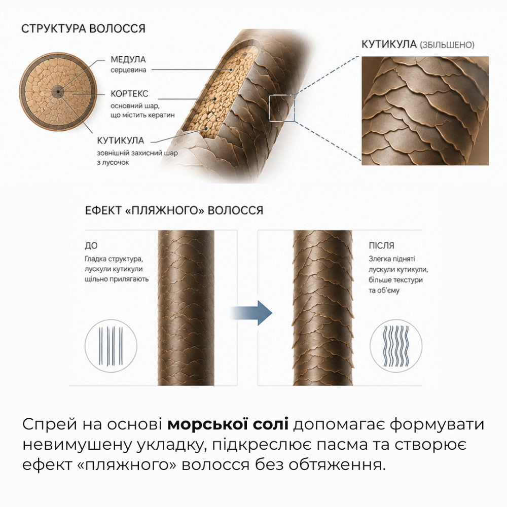 Солевой текстурирующий спрей Hillary Hydrating Salt Volume Spray, 100 мл Киев - изображение 3