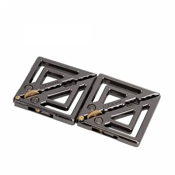 Затискачі для сосків з важкою підвіскою LOCKINK Adjustable Nipple Clamps with Heavy Pendant - Grey Львів