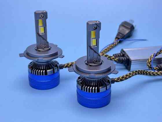 Комплект LED ламп H7 K68 (120W) с пультом — 3 цвета (3000K/4300K/6000K) + Стробоскоп Харьков