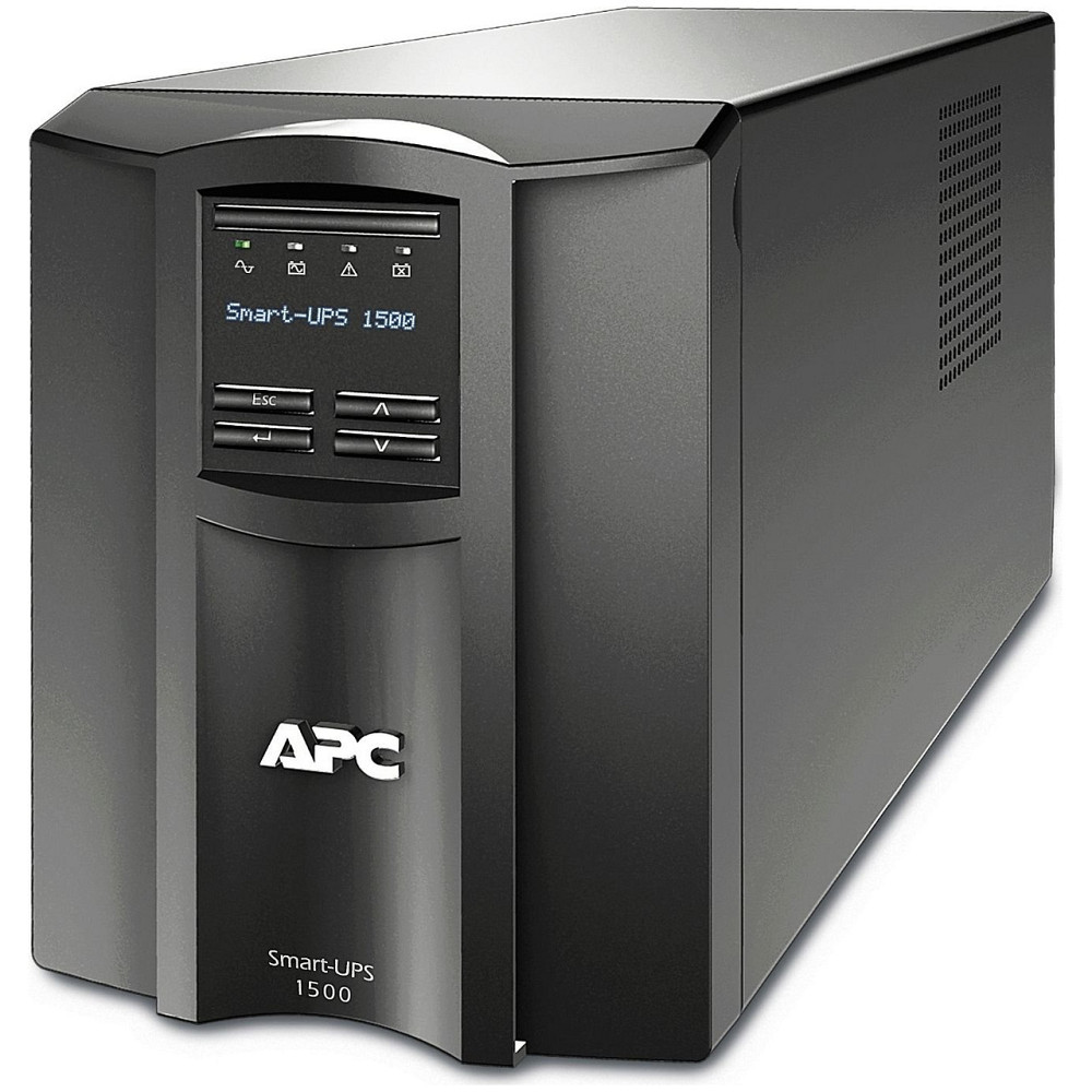 ДБЖ APC Smart-UPS 1500VA LCD, Lin.int., AVR, 8 x IEC, SmartSlot, USB, RJ-45, метал (SMT 1500I) Чорний Харьков - изображение 7