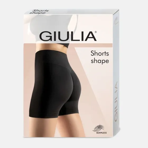 Безшовні шорти Giulia з пуш-ап ефектом SHORTS SHAPE black (чорний) S\M Київ