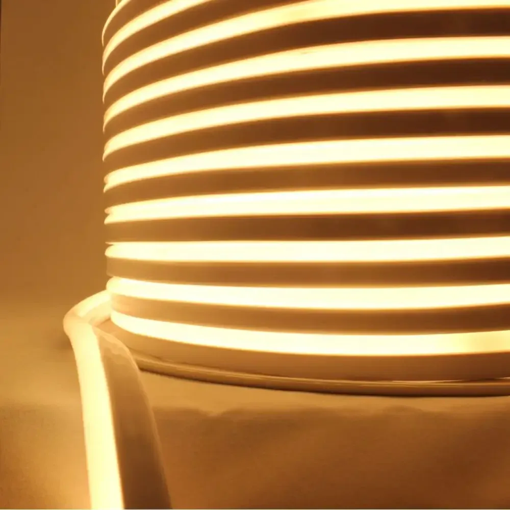 Лента Силиконовая LED NEON Желтая 5M Yellow 12V-220V  0729 Одесса - изображение 2