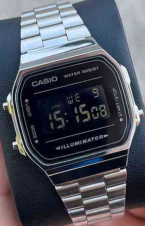 Годинник A168 WEM Silver/Black | Часы касио Київ