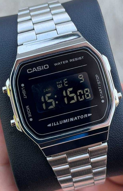 Годинник A168 WEM Silver/Black | Часы касио Київ - фото 4
