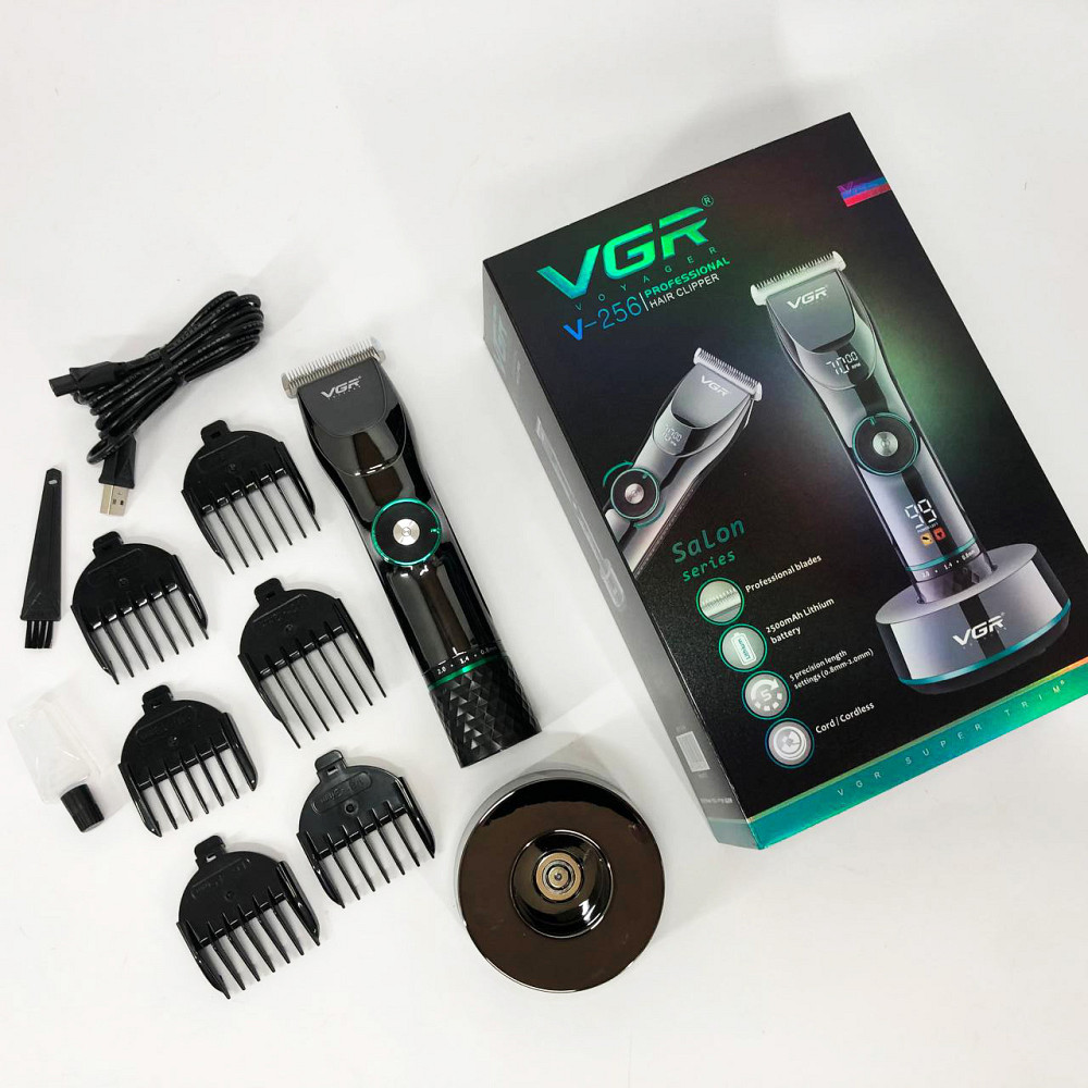 Многофункциональная аккумуляторная машинка для стрижки, Машинка для стрижки с насадками беспроводная LY-34 Львов - изображение 1