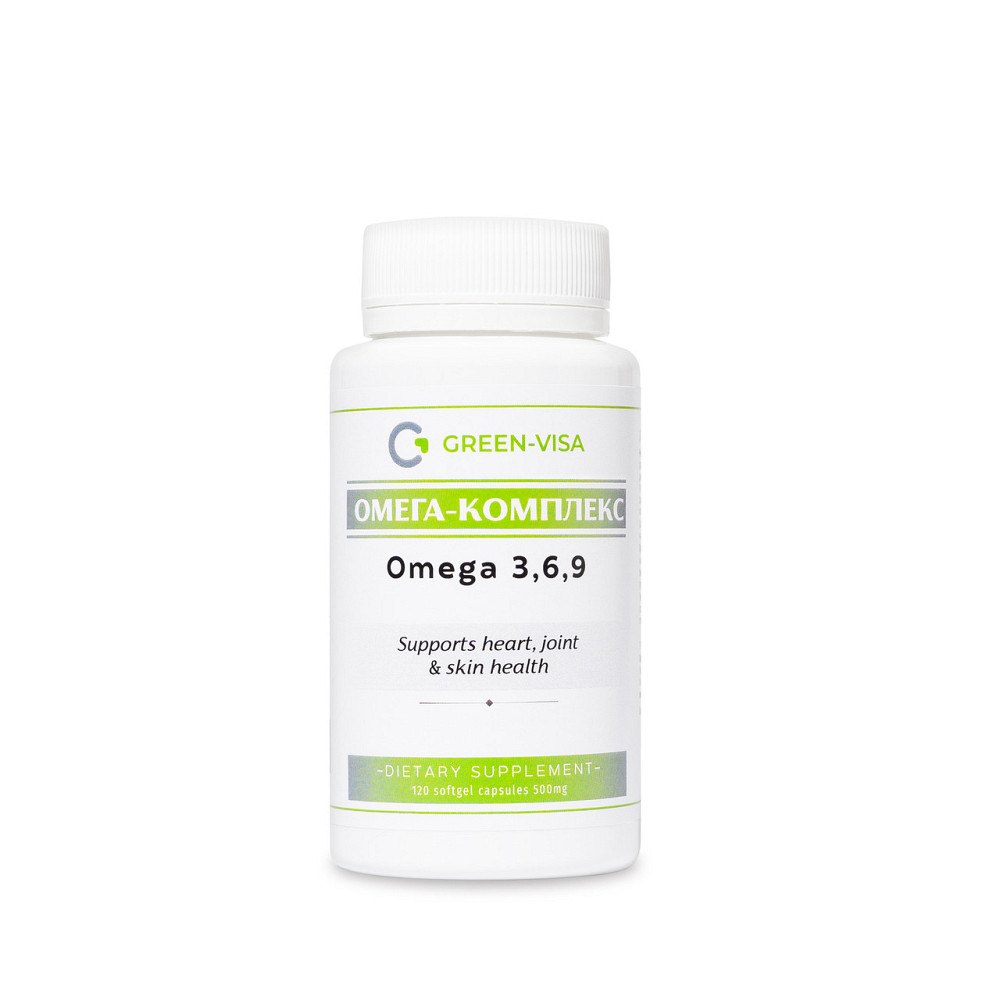 Омега-комплекс 3-6-9 / ТМ Грін-Віза / 120 капсул Киев - изображение 1