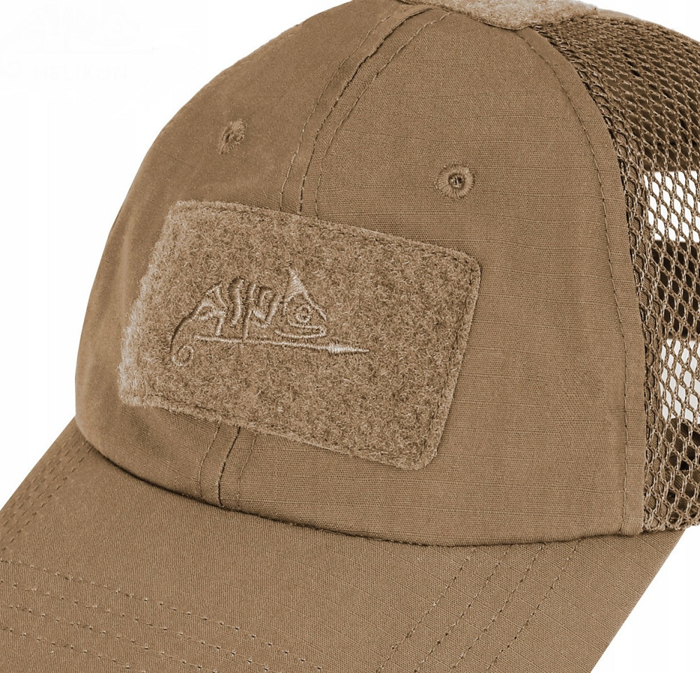Тактична Бейсболка із сіткою Helikon-Tex "PoliCotton Ripstop" (CZ-BBV-PR-11) Coyote Нововолинськ - фото 8