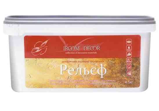 Декоративна штукатурка Ircom Decor Рельєф 4,5 кг Киев
