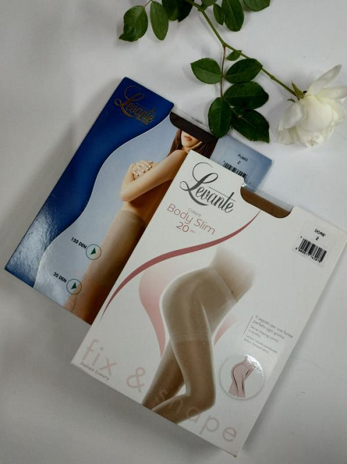 Колготки з утяжкою чорні levante body slim 20 Славута - фото 1